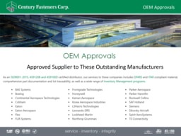 OEM Approvals